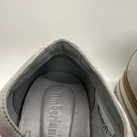 TIMBERLAND ReBOTL WOMEN'S LONDON SQUARE OXFORD GREY SIZE 10 Excellent Used - Picture 11 of 16